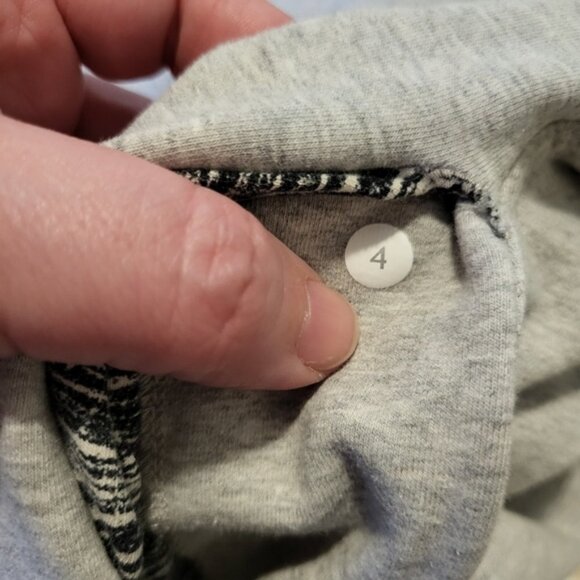 Lululemon Coal Strata Stripe Savasana Wrap Sweater - Picture 6 of 6